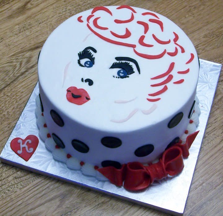 I Love Lucy Cake