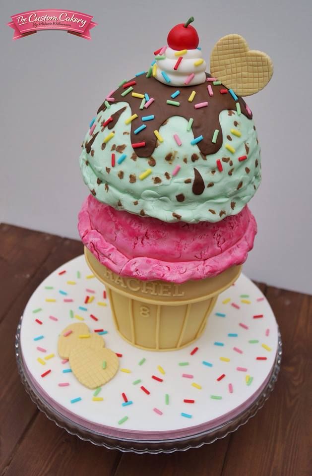 Ice Cream Cone Cake