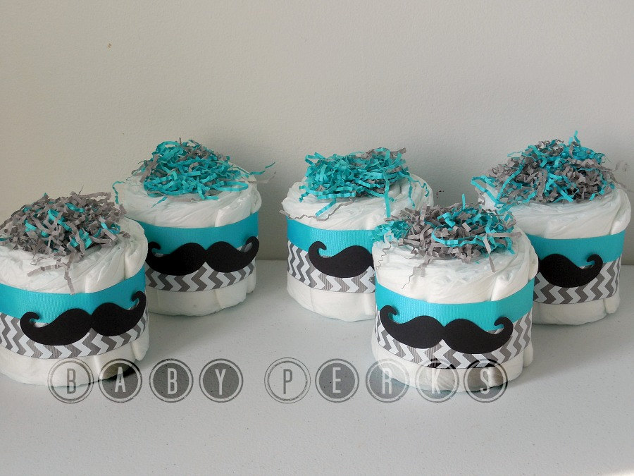 Little Man Mustache Baby Shower Decorations