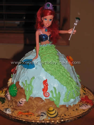 Little Mermaid Birthday Cake