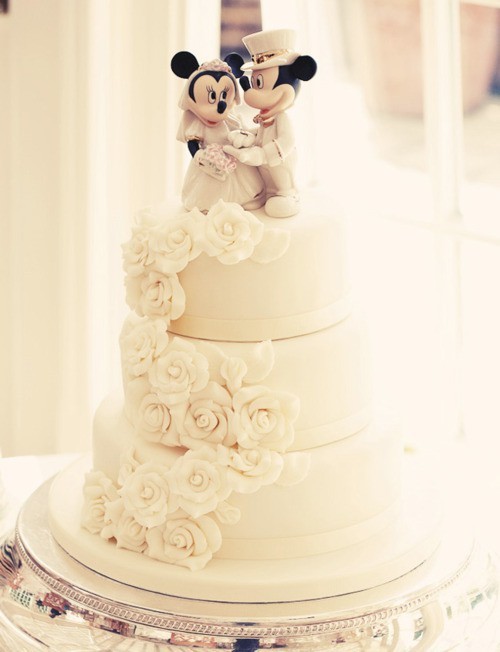 Mickey and Minnie Wedding Cake Topper