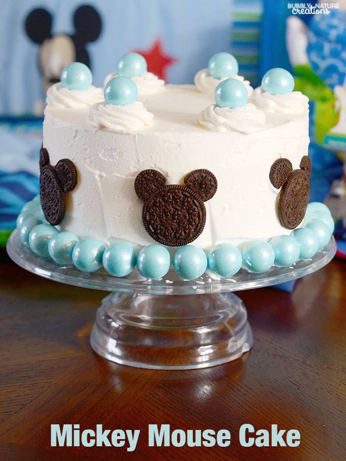 Mickey Mouse Baby Shower Cake