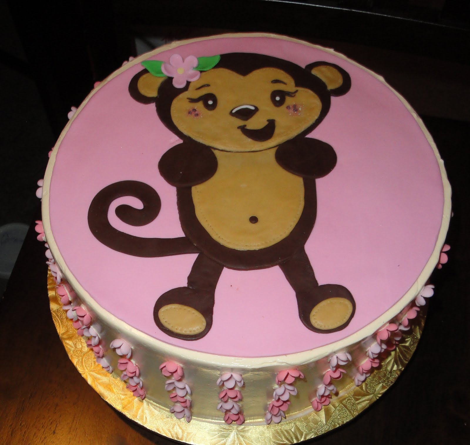 Monkey Birthday Cake