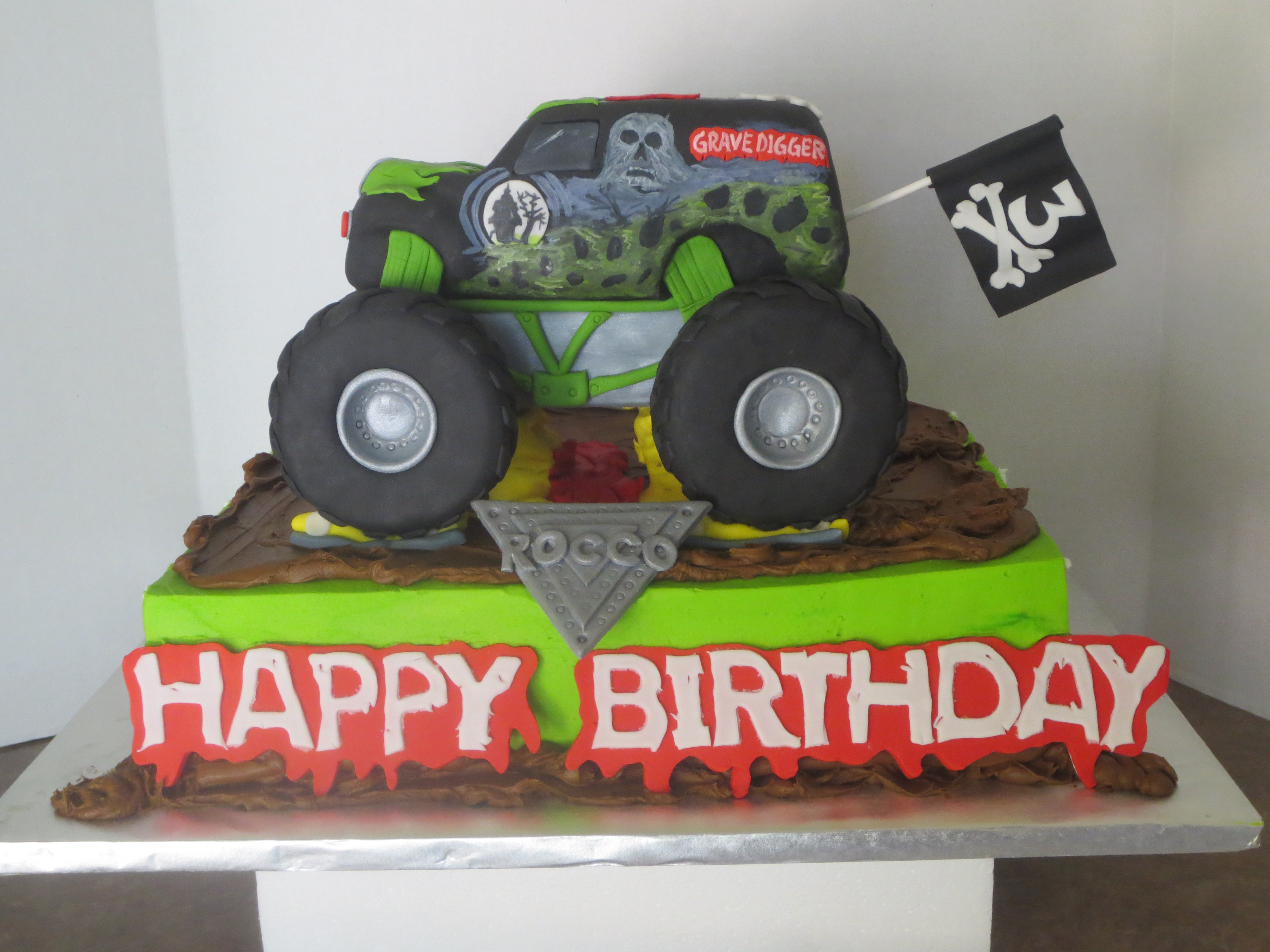 Monster Truck Cake