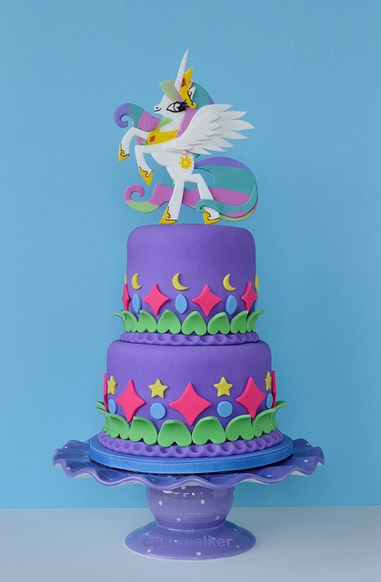 My Little Pony Princess Celestia Birthday Cake