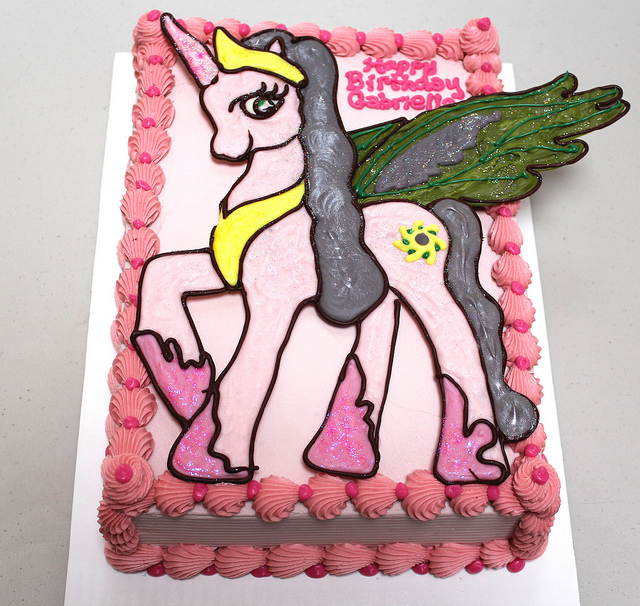 My Little Pony Princess Celestia Birthday Cake