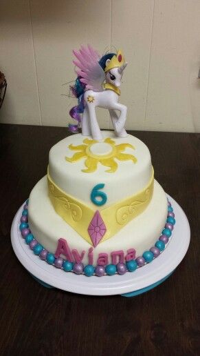 My Little Pony Princess Celestia Birthday Cake