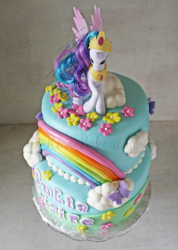 My Little Pony Rainbow Cake