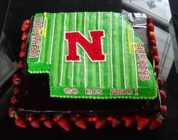 Nebraska Huskers Grooms Cake