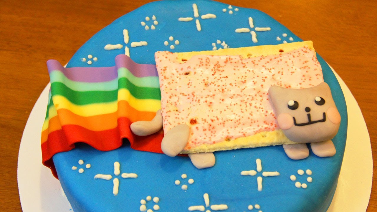 Nyan Cat Cake NERDY NUMMIES