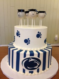 Penn State Graduation Cake