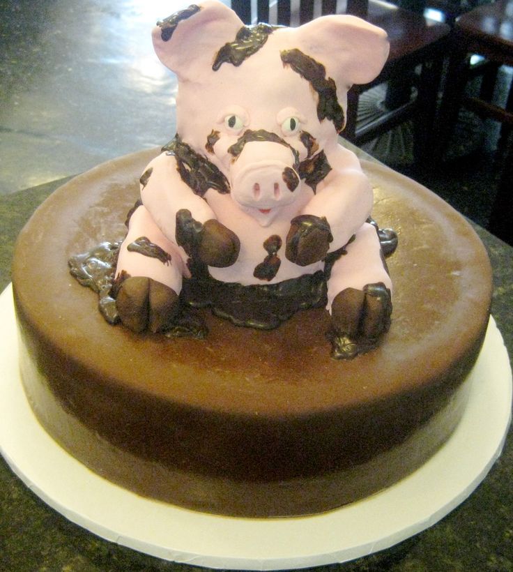 Pig Grooms Cake