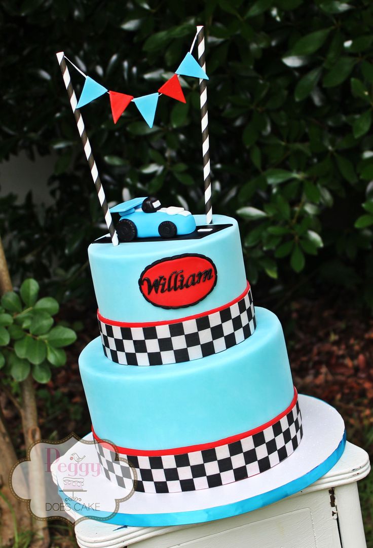 Race Car Birthday Cake Idea