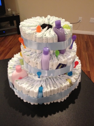 Redneck Diaper Cake