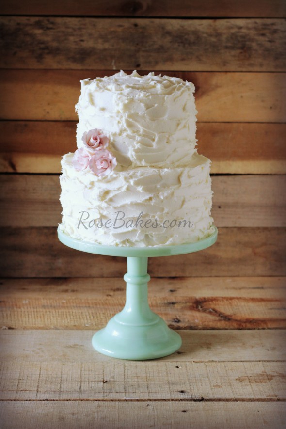 Rustic Baby Shower Cake