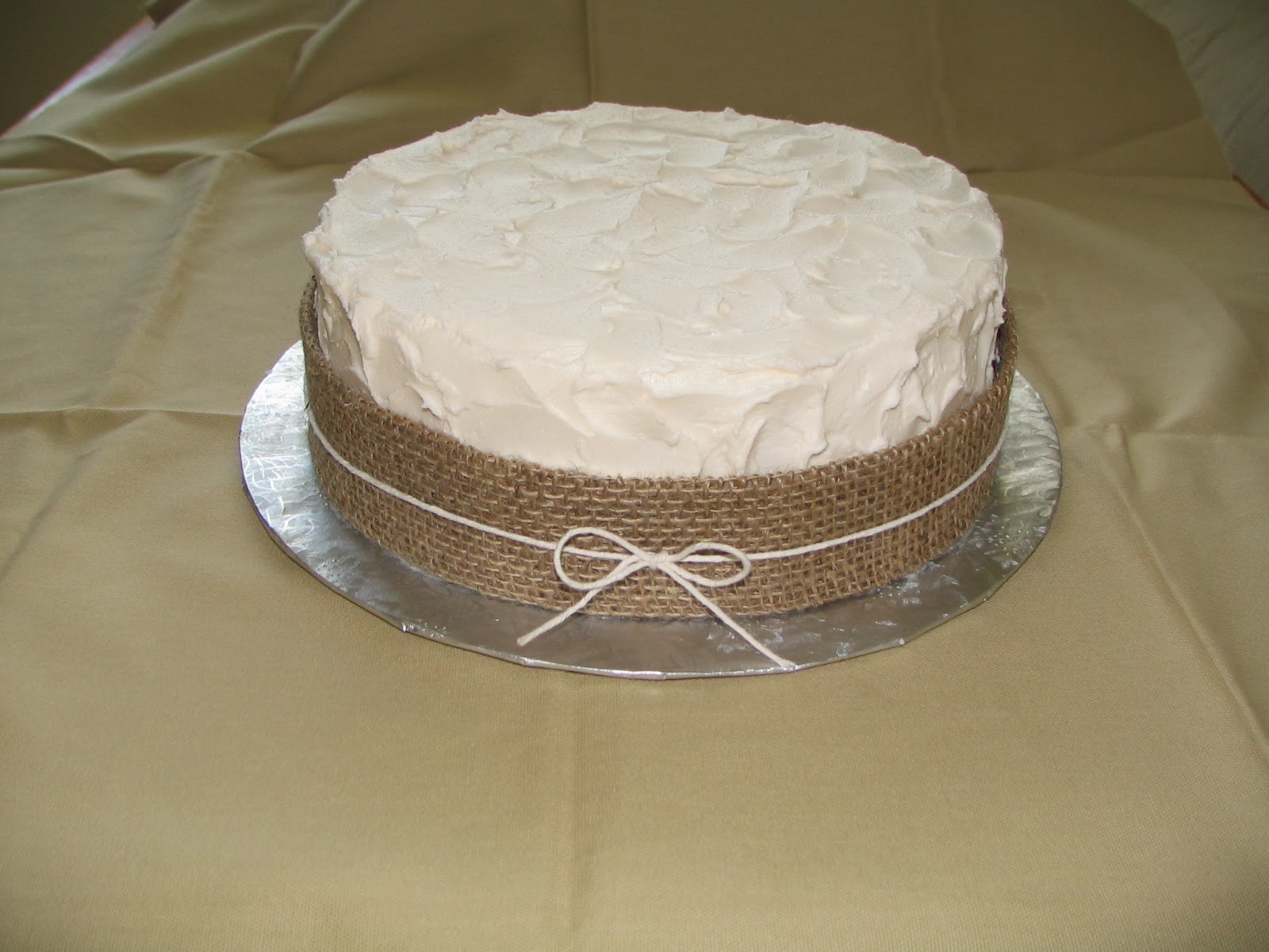 Rustic Baby Shower Cake