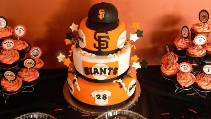 SF Giants Birthday Cake