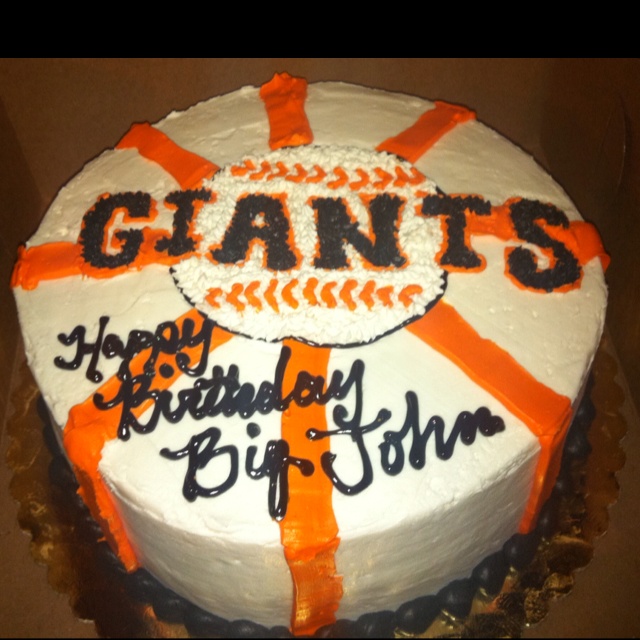 SF Giants Cake Design