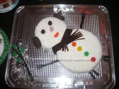 Snowman Birthday Cake Ideas