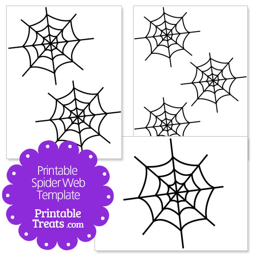 Spider Web Template Printable