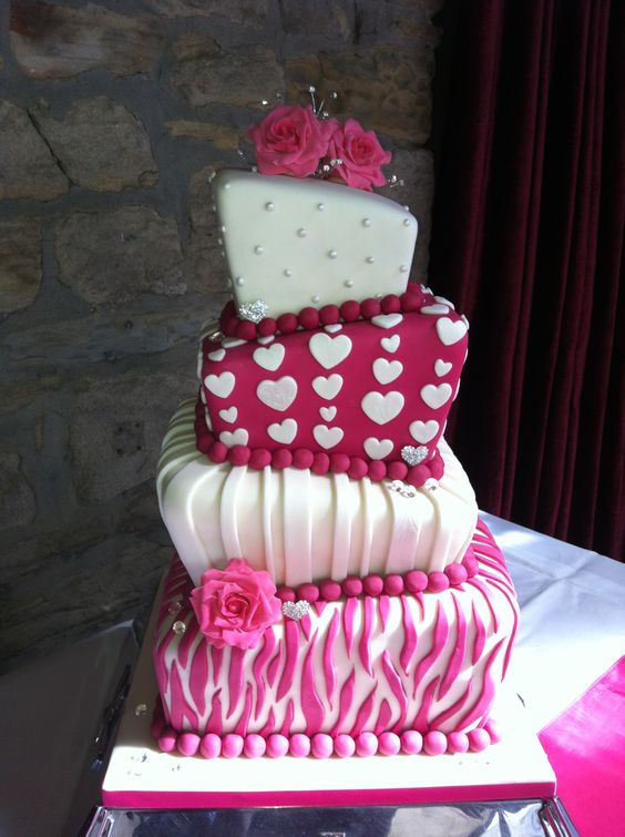 Square Topsy Turvy Cake