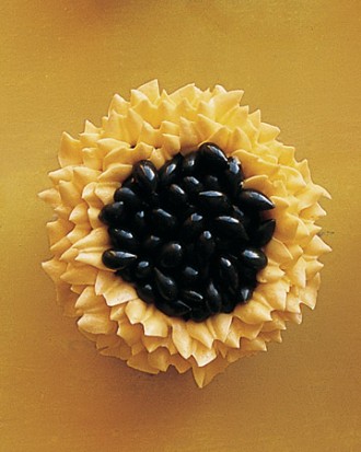 Sunflower Cupcake with Buttercream