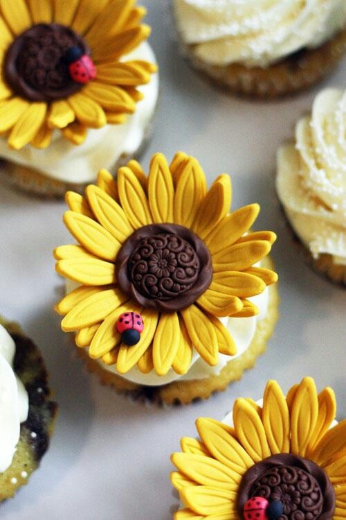 Sunflower Cupcakes