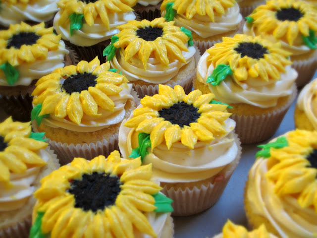 Sunflower Cupcakes