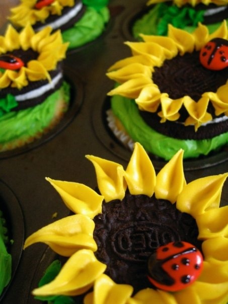 Sunflower Cupcakes