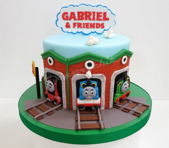 Thomas Tank Engine Cake