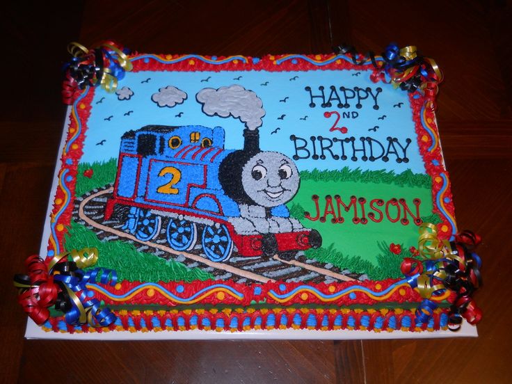 Thomas the Train Birthday Sheet Cakes