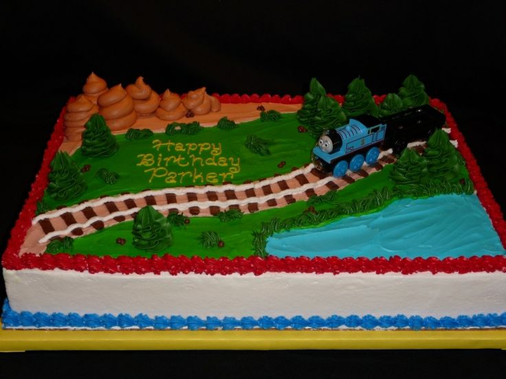 Thomas Train Sheet Cake