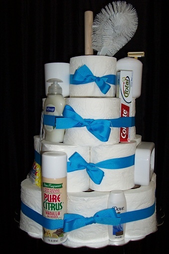 Toilet Paper House Warming Cake