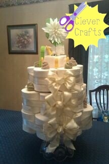 Toilet Paper House Warming Cake