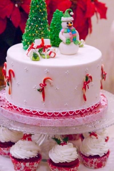 Traditional Christmas Cake Decorating