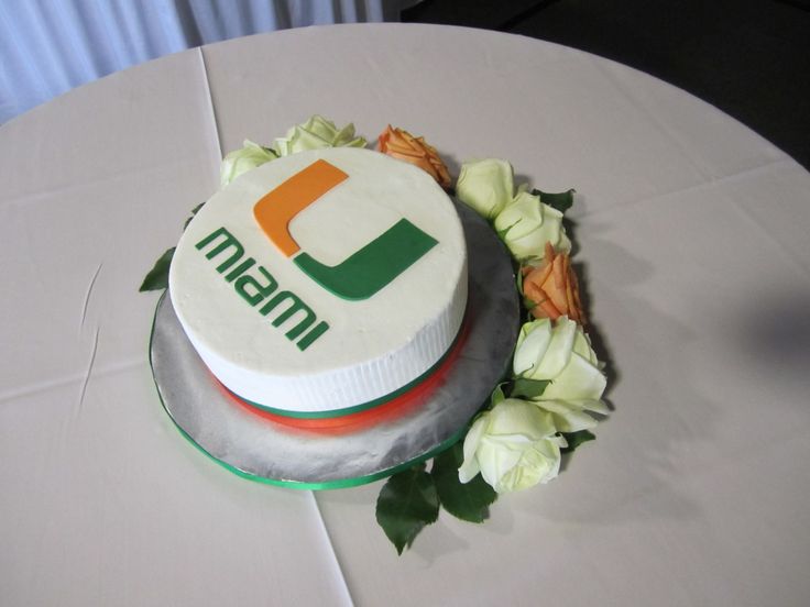 University of Miami Grooms Cake