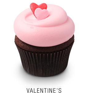 Valentine's Day Single Cupcakes