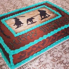 Western Birthday Sheet Cakes