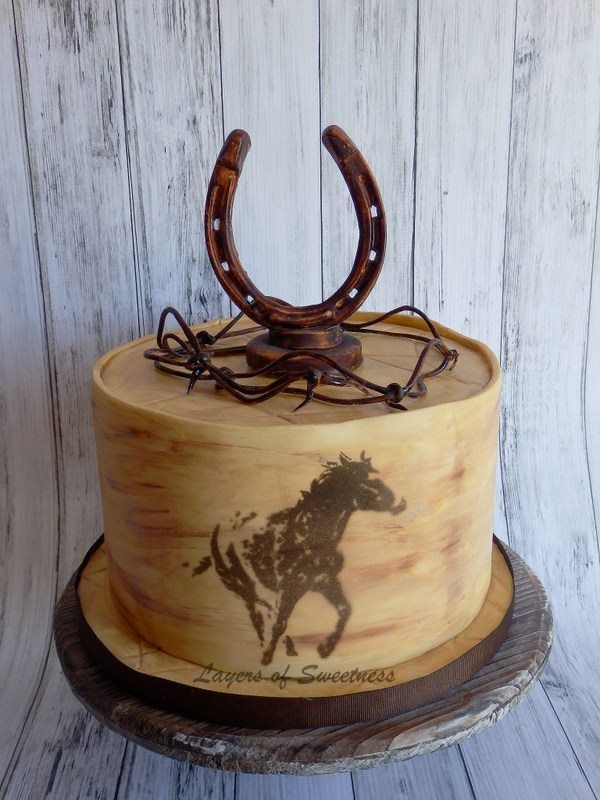 Western Theme Cake