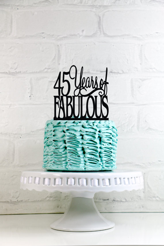 8 Photos of Birthday Cakes For 45th Birthday