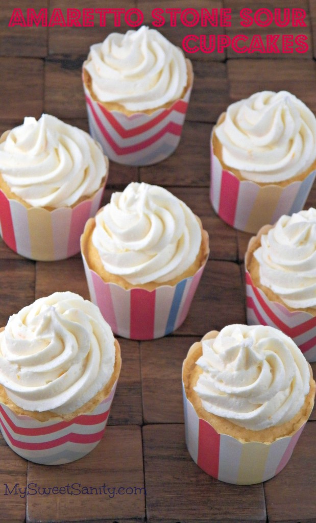 Amaretto Sour Cupcake