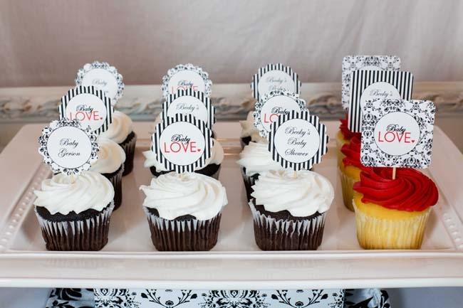 Baby Boy Shower Cupcakes