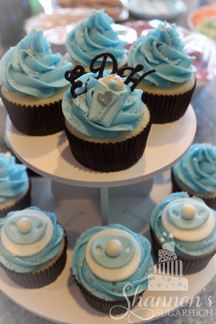 Baby Shower Cupcakes for Boys