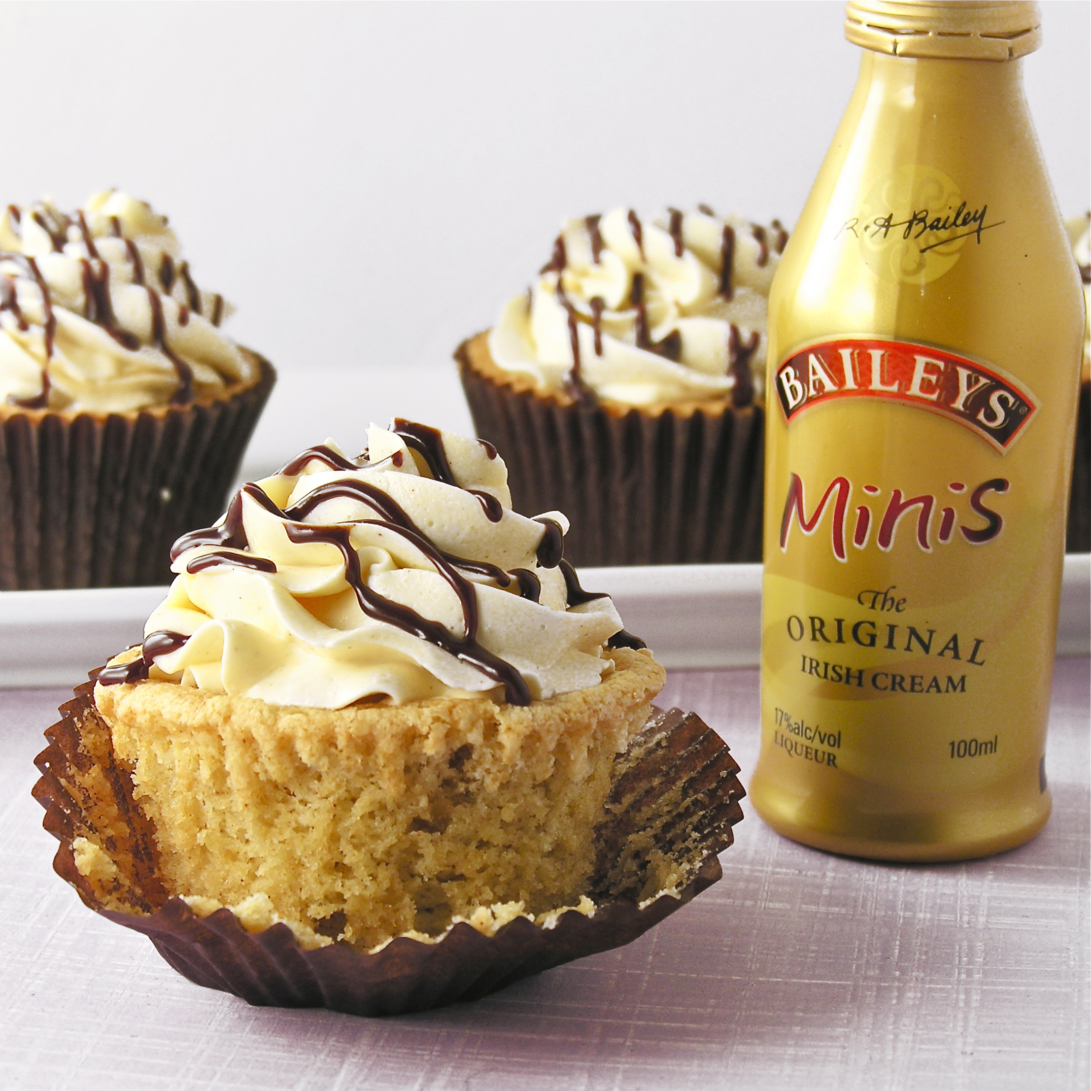 Bailey's Irish Cream Cupcakes