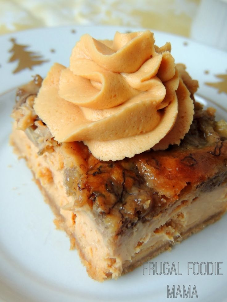 Bananas Foster Cheesecake Bars