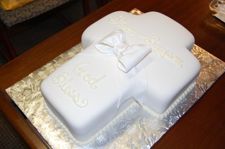 Baptism Cross Cake