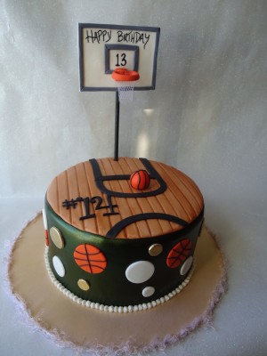 Basketball Birthday Cake