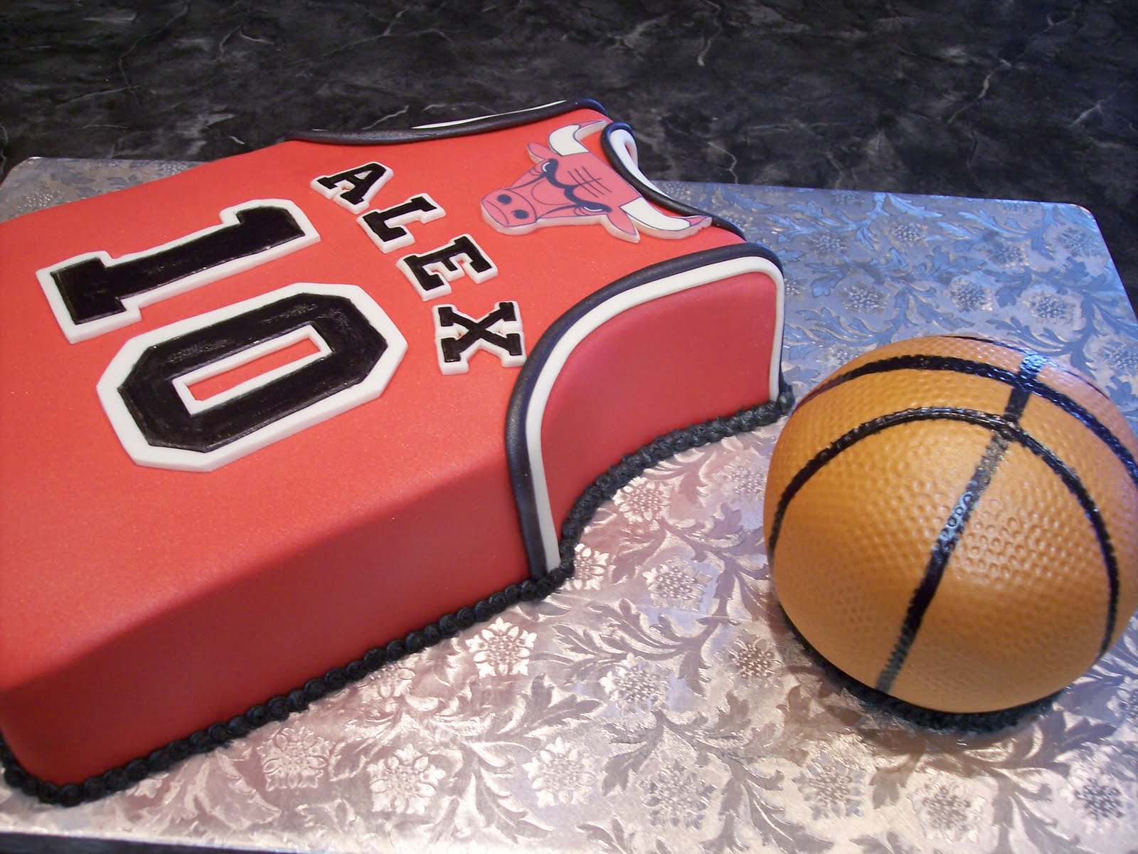 10 Photos of Basketball Jersey Cakes For Girls