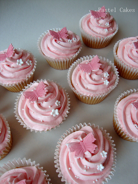 8 Photos of First Birthday Butterfly Cupcakes