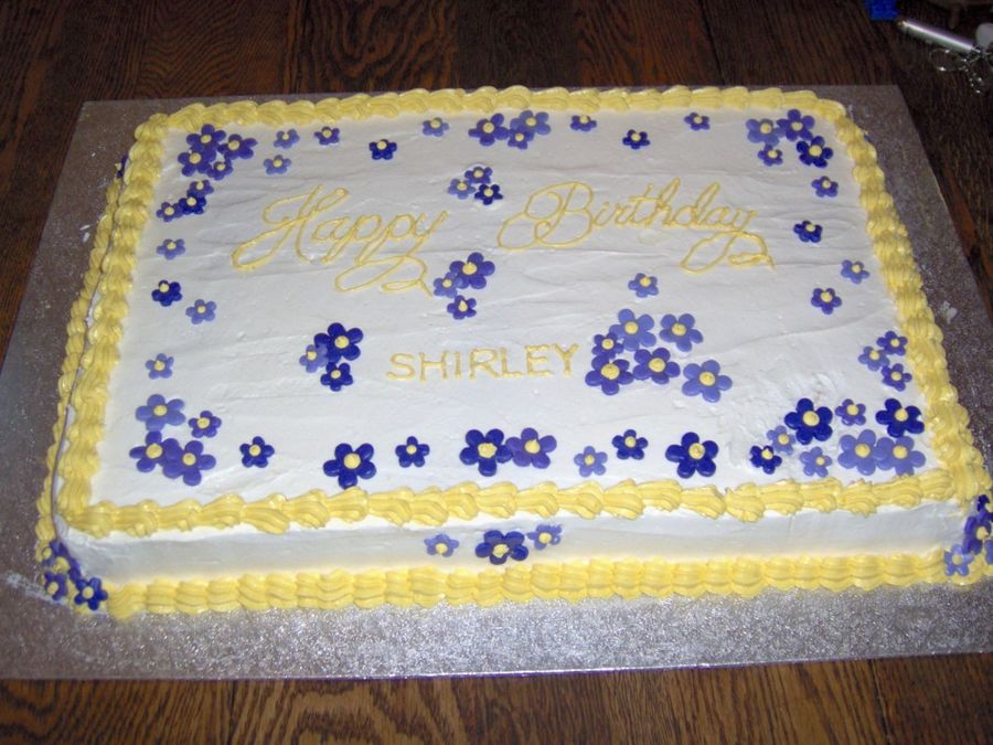 Cake with Fondant Flowers